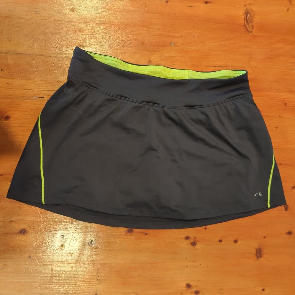 Champion Athletic Skort Black Neon Tennis Pickleball M